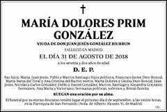 María Dolores Prim González